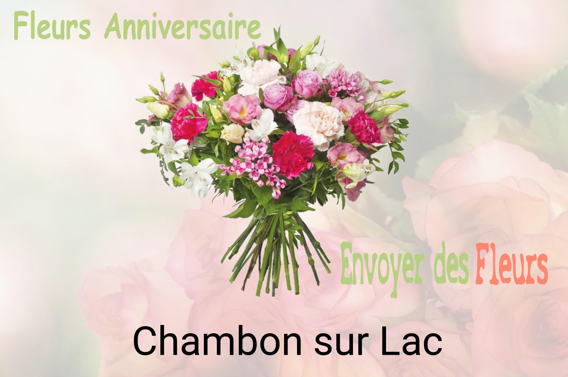 Bouquet de fleurs d’anniversaire livré à Chambon-sur-Lac