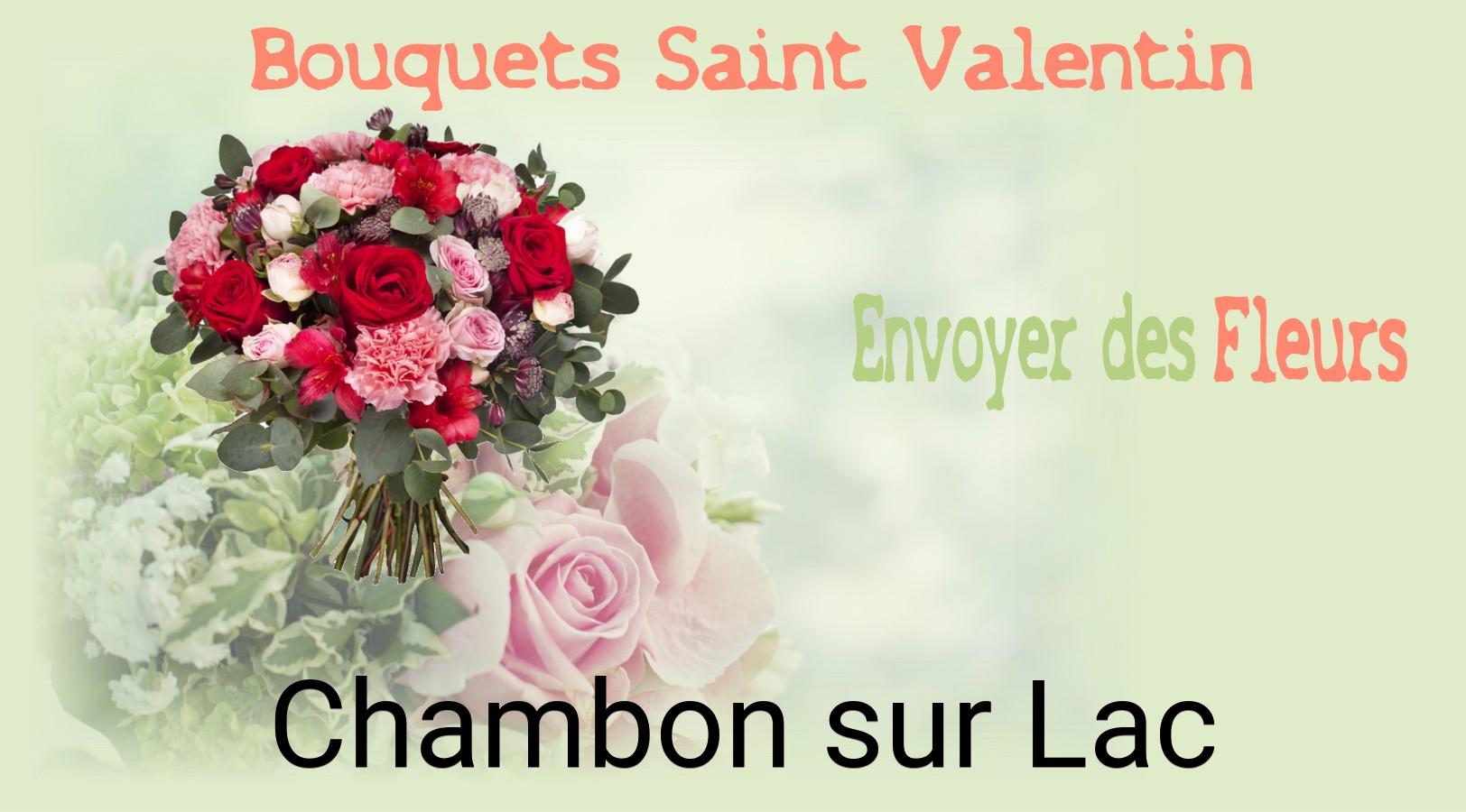 Roses de Saint-Valentin livrées à Chambon-sur-Lac